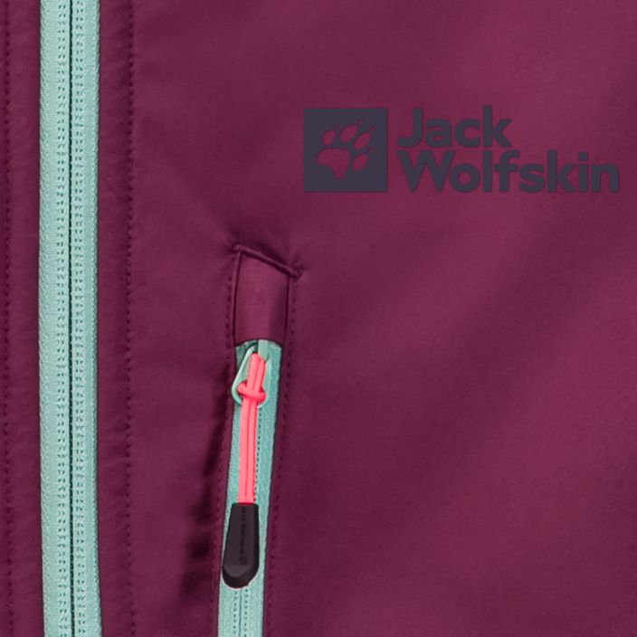 Jack Wolfskin Alpspitze Hoody jachetă de schi pentru femei mov 1307391_1014 11