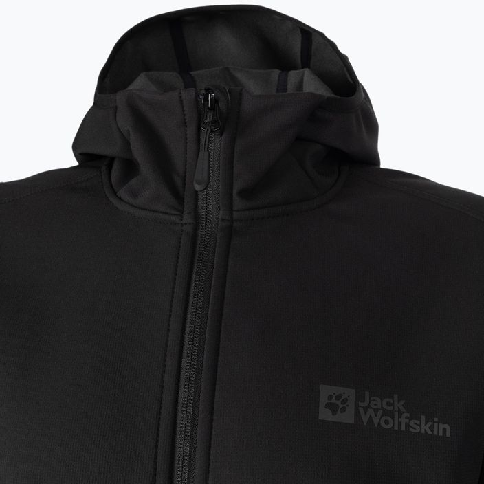 Jack Wolfskin Bornberg Hoody jachetă softshell pentru bărbați negru 1307471_6000 9