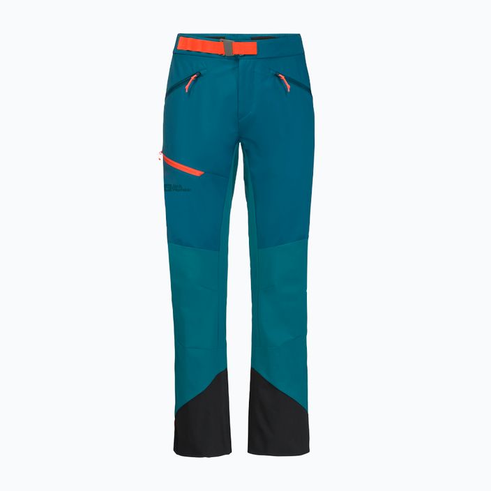 Pantaloni de schi Alpspitze albastru-verde pentru bărbați Jack Wolfskin 1507511 5