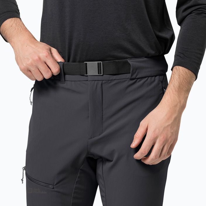 Jack Wolfskin pantaloni de trekking pentru bărbați Holdsteig negru 1507571 3