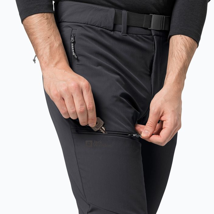 Jack Wolfskin pantaloni de trekking pentru bărbați Holdsteig negru 1507571 4