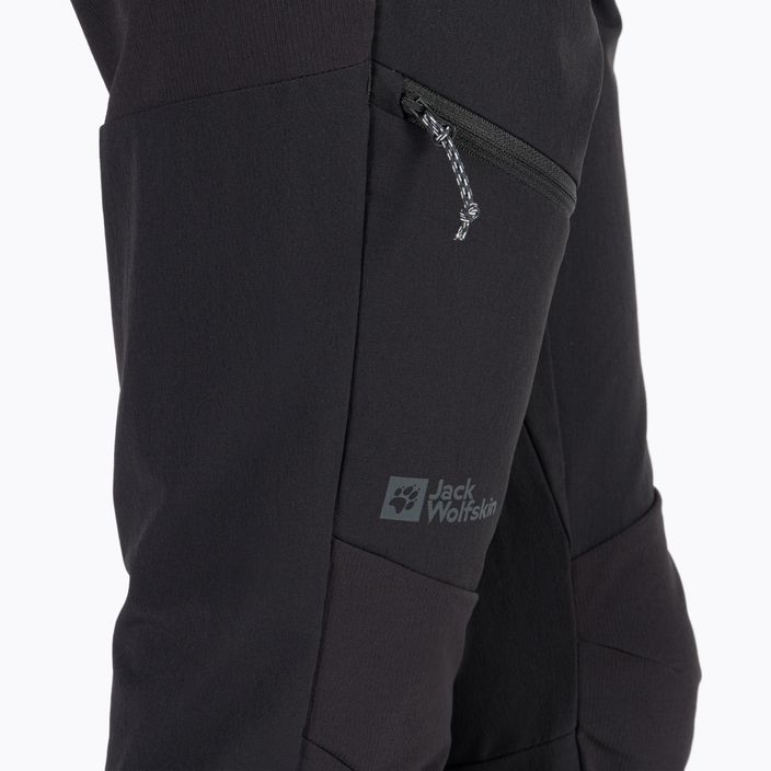 Jack Wolfskin pantaloni de trekking pentru femei Ziegspitz negru 1507691 5