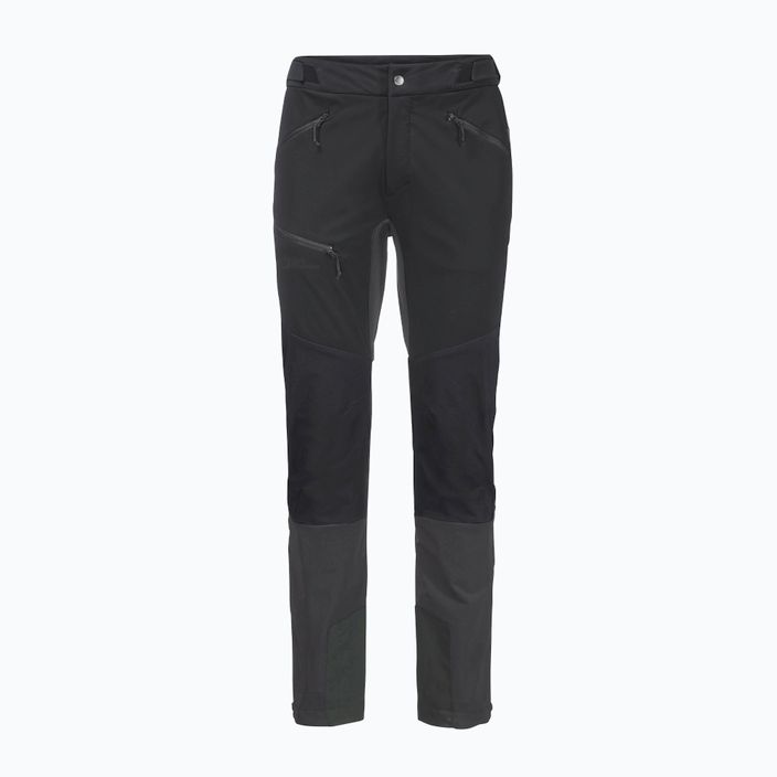 Jack Wolfskin pantaloni bărbați Salmaser softshell negru 1507831 6