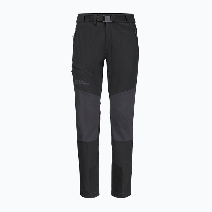 Jack Wolfskin pantaloni bărbătești softshell Ziegspitz negru 1507841 6