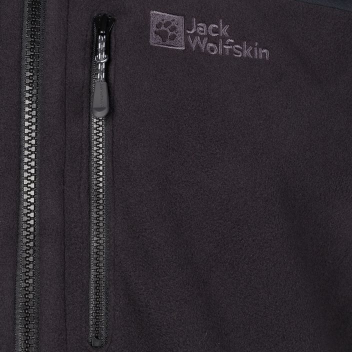 Jack Wolfskin bărbați Blizzard fleece sweatshirt negru 1702945 9