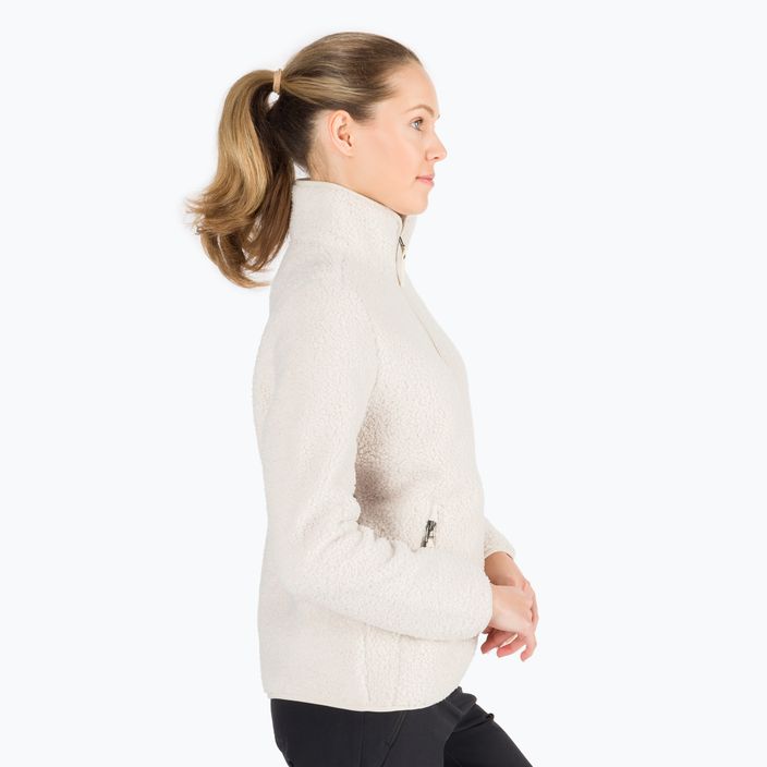Jack Wolfskin bluză de femei High Cloud fleece sweatshirt alb 1708731 3