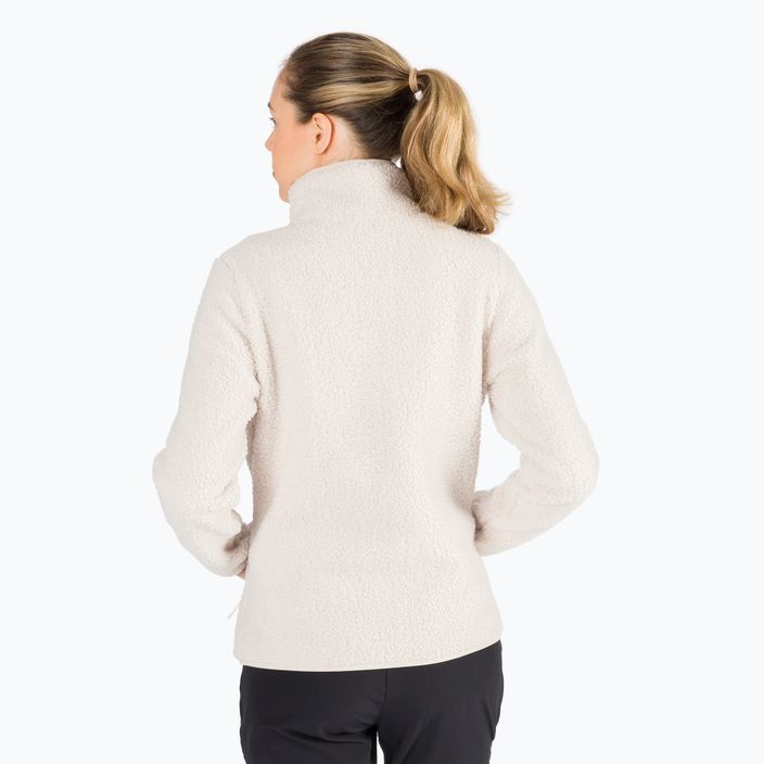 Jack Wolfskin bluză de femei High Cloud fleece sweatshirt alb 1708731 4
