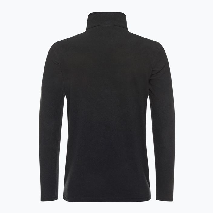 Jack Wolfskin bluză de bărbați fleece Sweatshirt Taunus HZ negru 1709522_6000_002 5