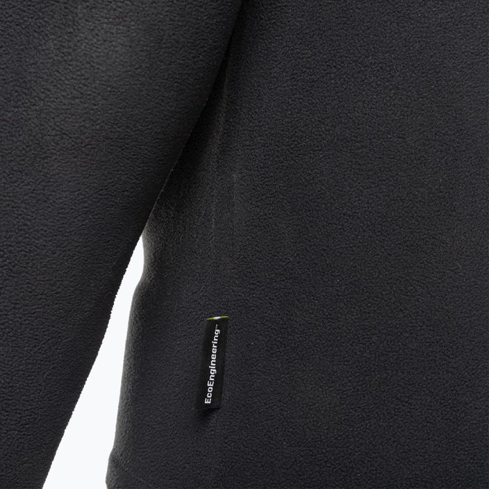 Jack Wolfskin bluză de bărbați fleece Sweatshirt Taunus HZ negru 1709522_6000_002 7