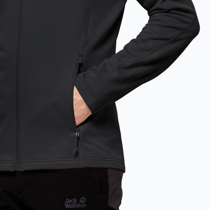 Jack Wolfskin bărbați Kolbenberg fleece sweatshirt negru 1710521 3