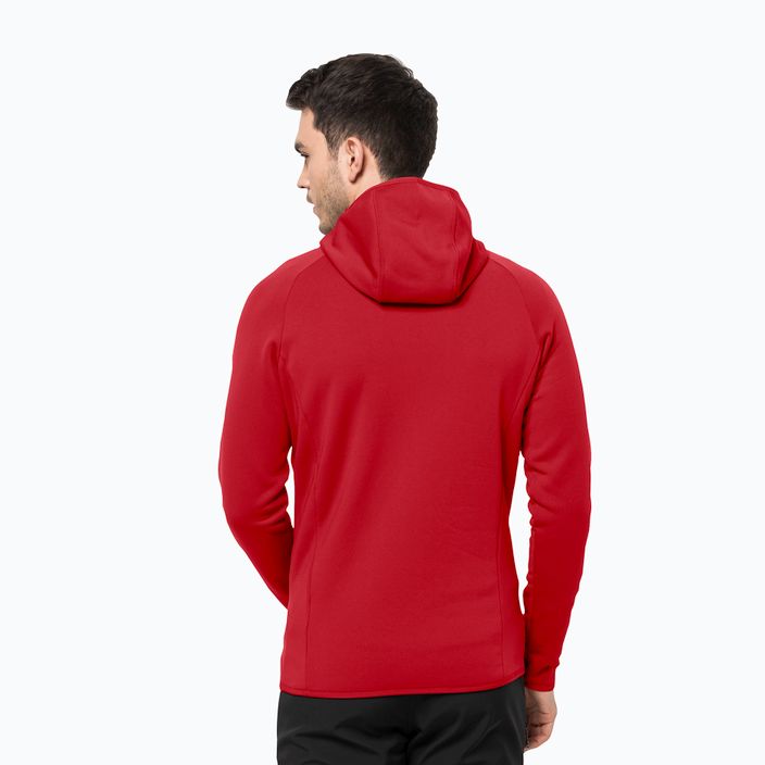 Jack Wolfskin bărbați Baiselberg fleece sweatshirt roșu 1710541 2