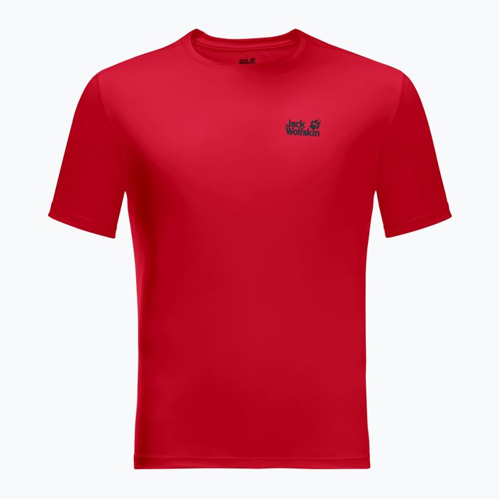 Jack Wolfskin tricou de trekking pentru bărbați Tech roșu 1807071_2206 3