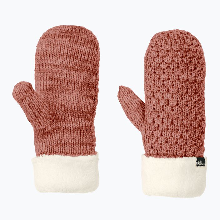 Jack Wolfskin mănuși de iarnă pentru femei Highloft Knit roșu 1908001_3067_003 5
