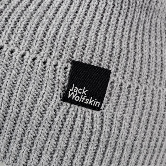 Jack Wolfskin Essential Beanie căciulă de iarnă beanie gri 1910881 3