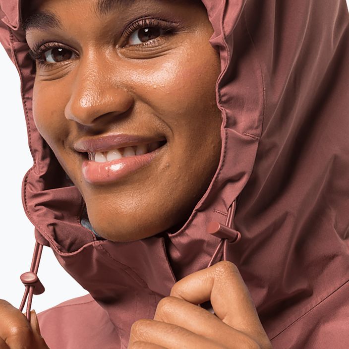 Jack Wolfskin Cape York Paradise jachetă de ploaie pentru femei roz 1111245 3