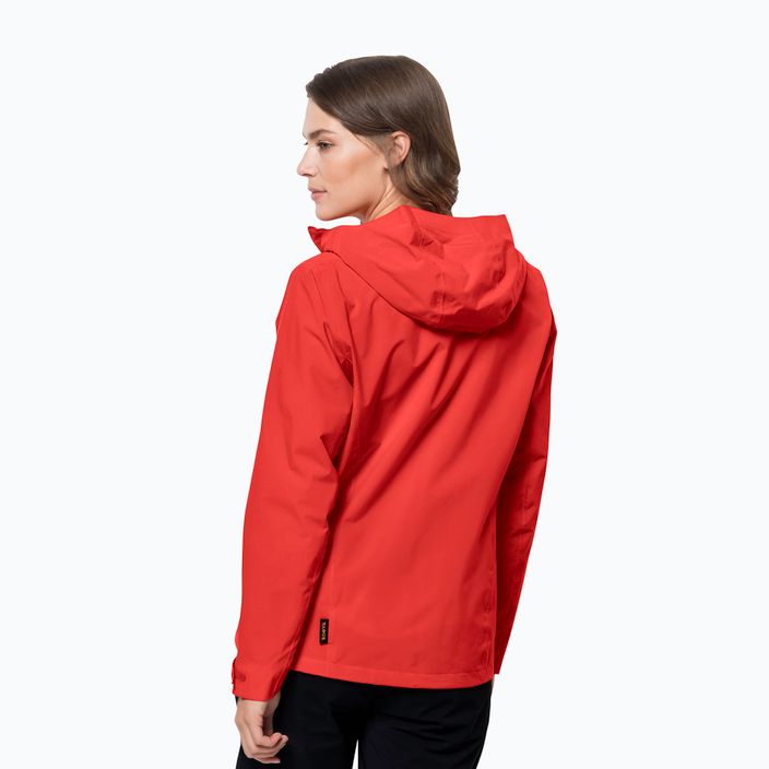 Jack Wolfskin jachetă de ploaie Pack & Go Shell portocalie pentru femei 1111514_2184_003 2