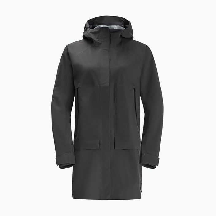 Jack Wolfskin jachetă de ploaie pentru femei Goldgewann Parka negru 1115731_6350_002 6