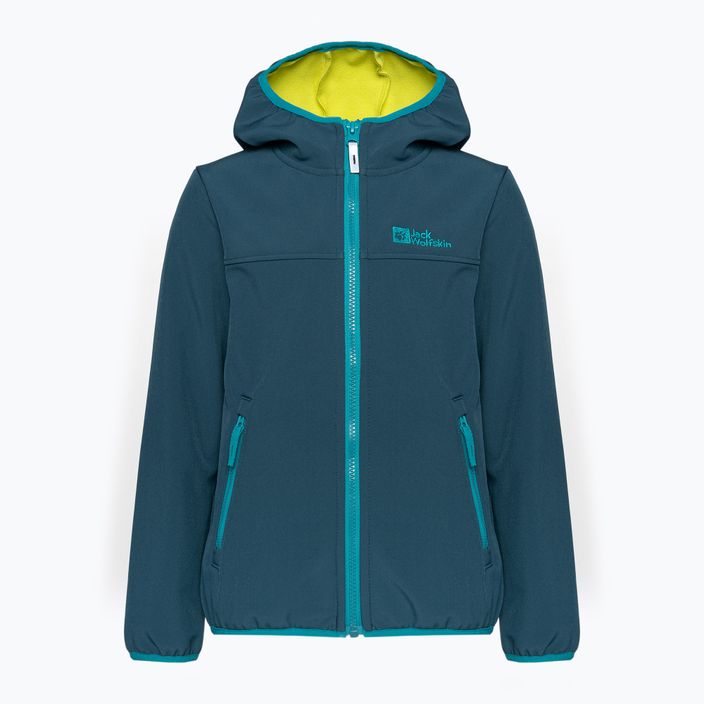 Jack Wolfskin Fourwinds jachetă pentru copii jachetă softshell albastru marin 1608011