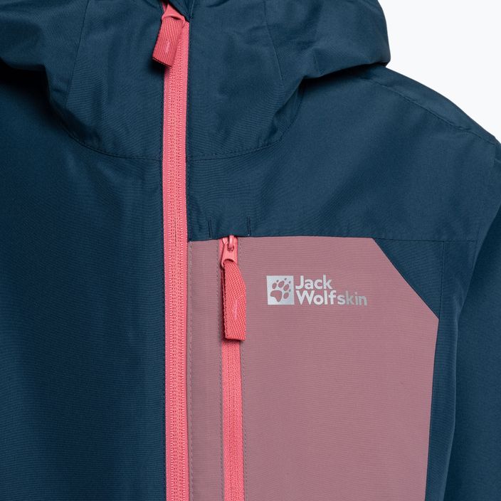 Jack Wolfskin Active Hike jachetă de ploaie pentru copii albastru marin 1609251 3