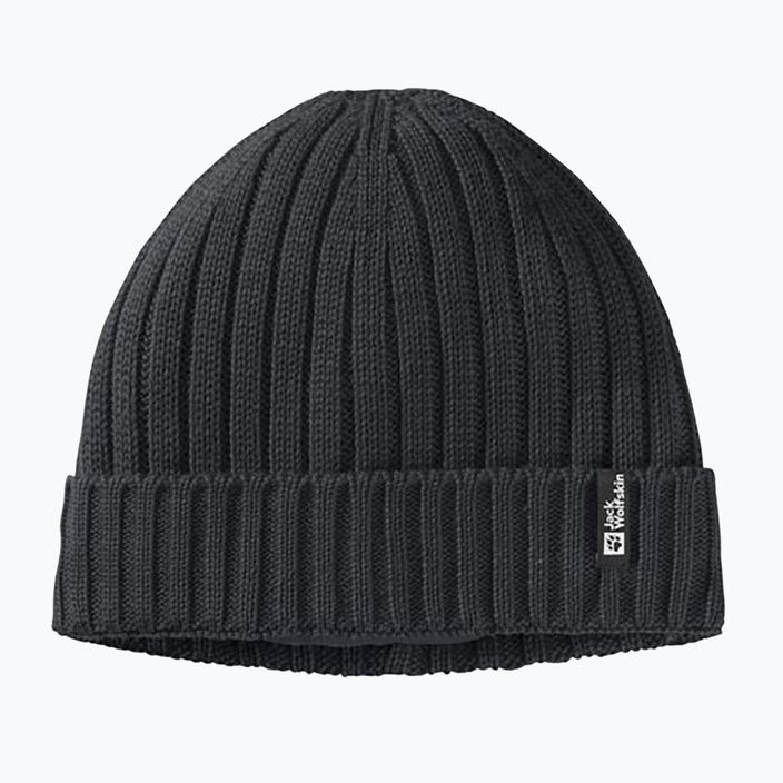 Căciulă de iarnă Jack Wolfskin Rib Knit black