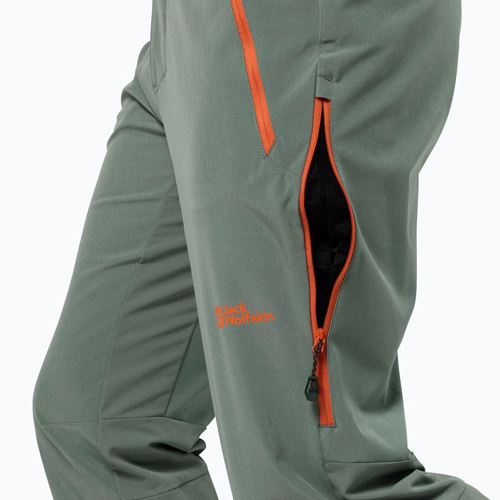 Jack Wolfskin pantaloni de trekking pentru bărbați Alpspitze Tour hedge verde 4