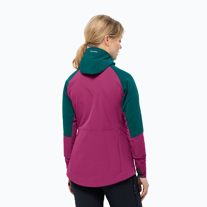 Jack Wolfskin jachetă softshell pentru femei Alpspitze Hoody verde mare 2