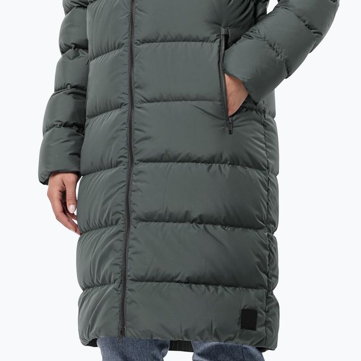 Palton de puf pentru femei Jack Wolfskin Frozen Palace slate green 4