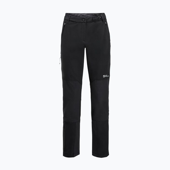 Pantaloni softshell pentru feme Jack Wolfskin Andur black 6