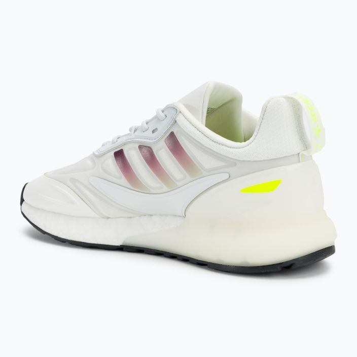 Încălțăminte pentru copii adidas ZX 2K Boost 2.0 crystal white/solar yellow/off white 3