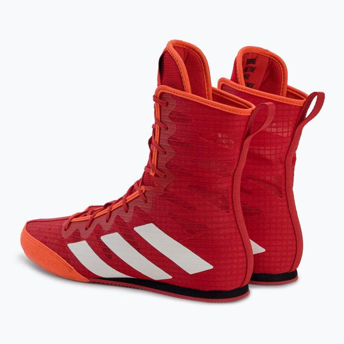 Bărbați adidas Box Hog 4 roșu GW1403 pantofi de box pentru bărbați 3