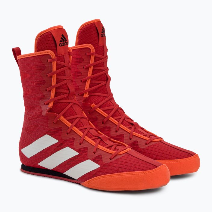 Bărbați adidas Box Hog 4 roșu GW1403 pantofi de box pentru bărbați 5