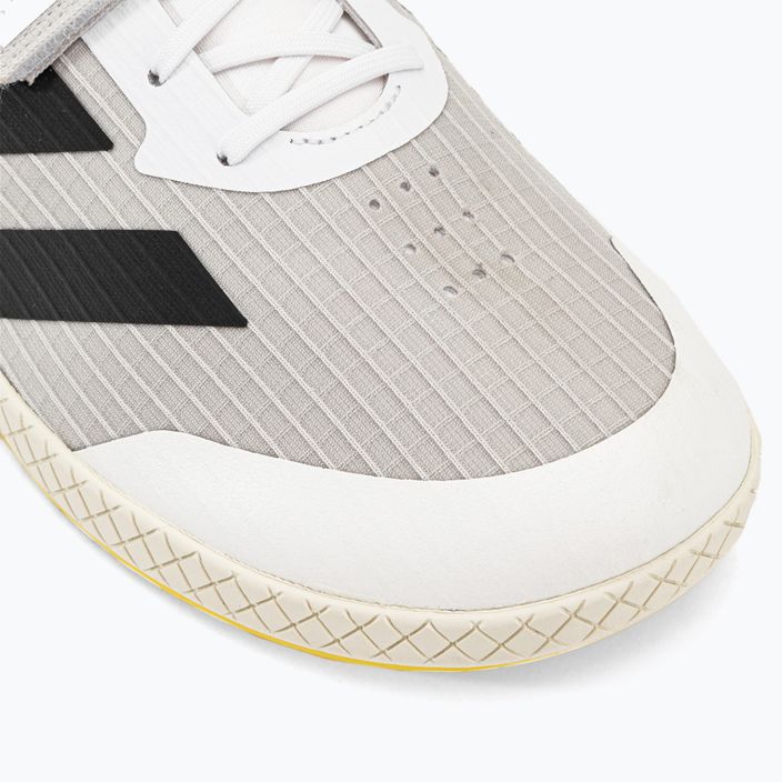 adidas The Total pantofi de antrenament alb și gri 7