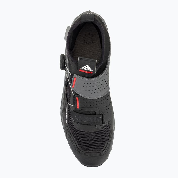 Încălțăminte de ciclism MTB pentru bărbați adidas FIVE TEN Trailcross Pro Clip In grey five/core black/red 7