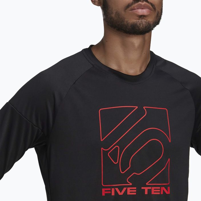 Longsleeve de ciclism pentru bărbați adidas FIVE TEN Long Sleeve Jersey black 5