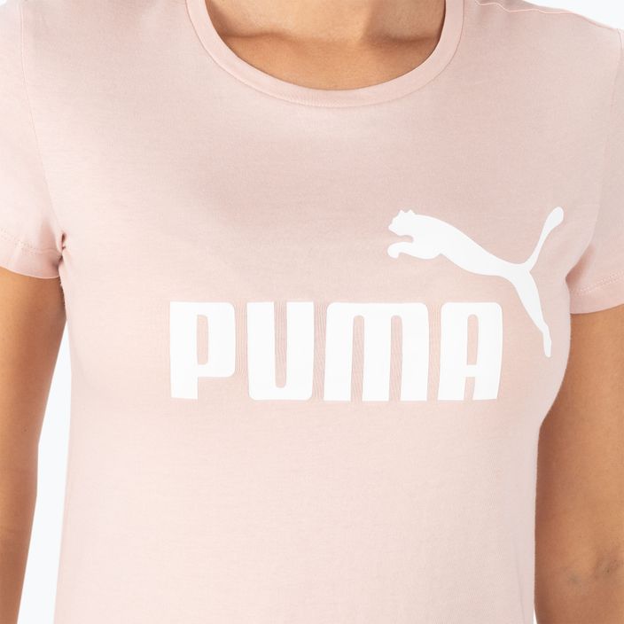 Tricou de antrenament pentru femei PUMA ESS Logo Tee roz 586775_47 4