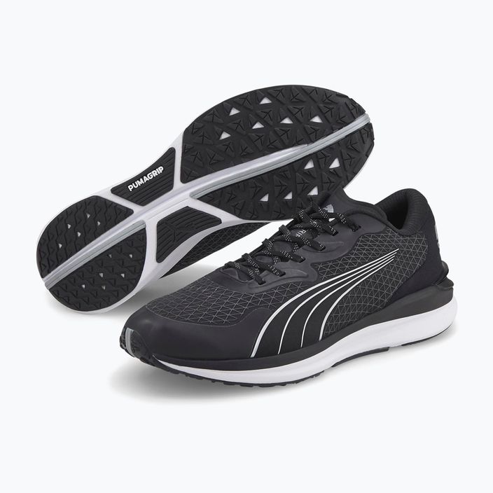 Pantofi de alergare pentru bărbați PUMA Electrify Nitro 2 Wtr negru 376896 01 11