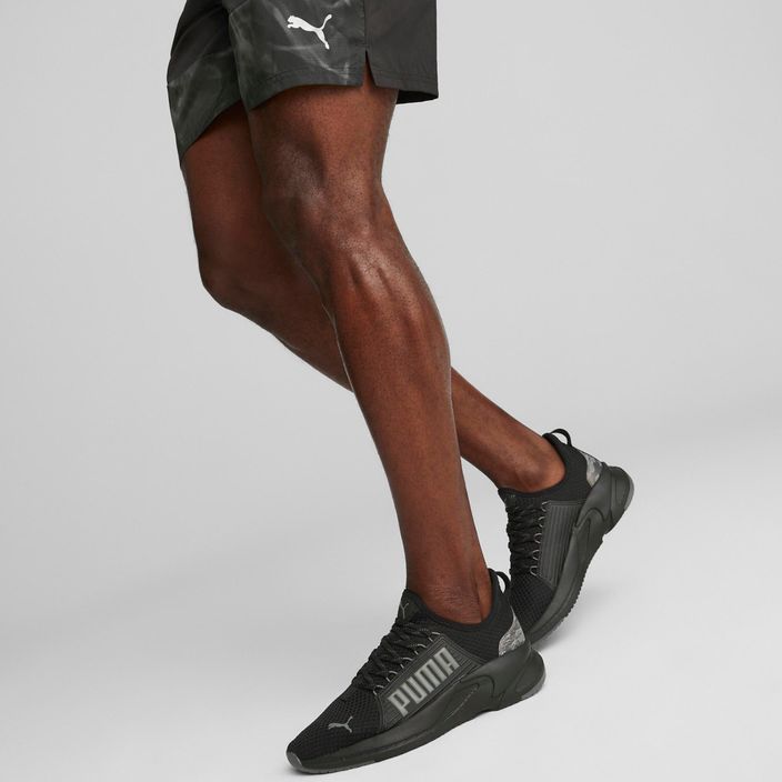 Pantofi de antrenament pentru bărbați PUMA Softride Premier Slip On Tiger Camo negru 378028 01 2