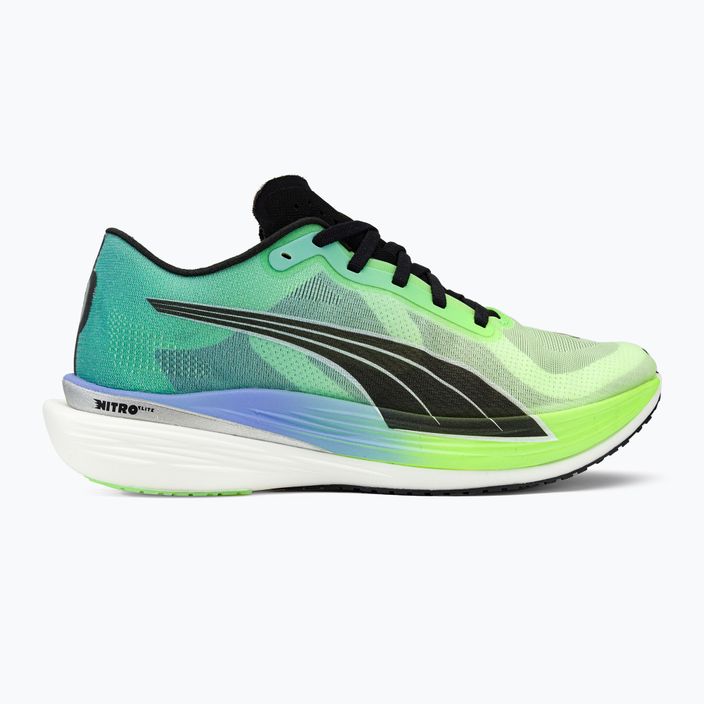 Pantofi de alergare pentru femei PUMA Deviate Nitro Elite 2 verde 377787 01 4