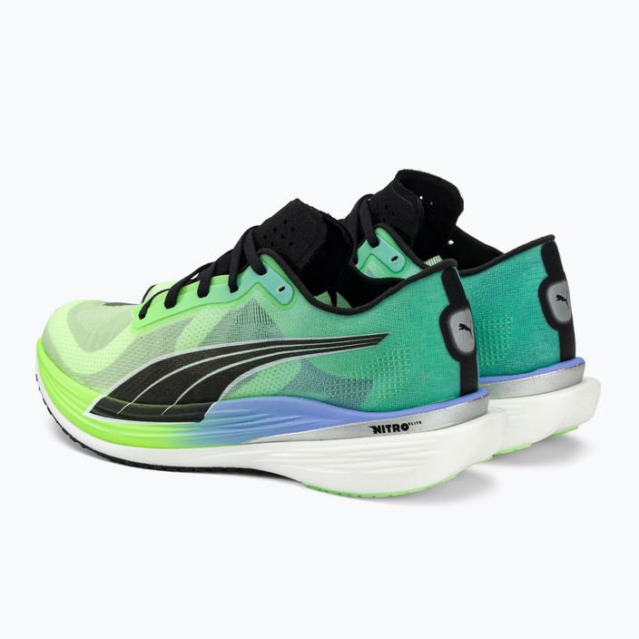 Pantofi de alergare pentru femei PUMA Deviate Nitro Elite 2 verde 377787 01 5