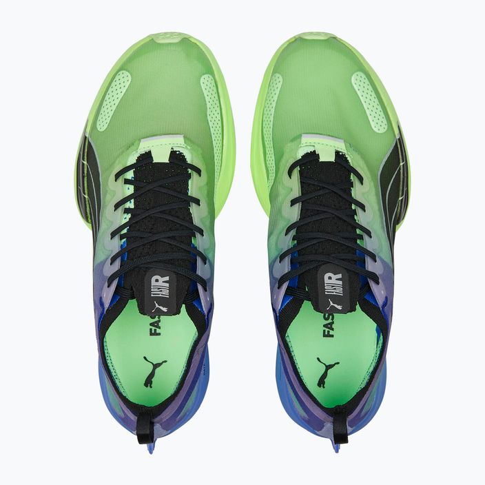Pantofi de alergare pentru bărbați PUMA Fast-R NITRO Elite Carbon royal sapphire/fizzy lime 15