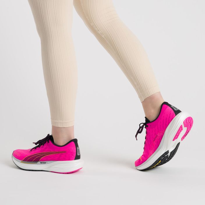 Pantofi de alergare pentru femei PUMA Deviate Nitro 2 roz 376855 13 3