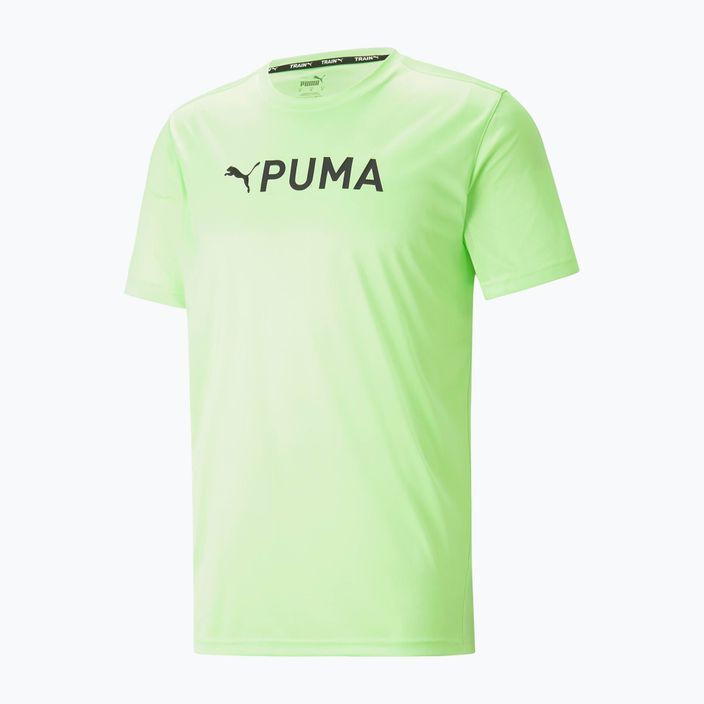 Tricou de antrenament pentru bărbați PUMA Fit Logo Cf Graphic verde 523098 34