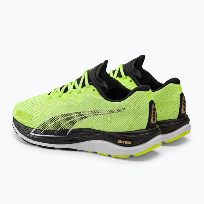 Pantofi de alergare pentru bărbați PUMA Velocity NITRO 2 Run 75 fast yellow/puma black 3