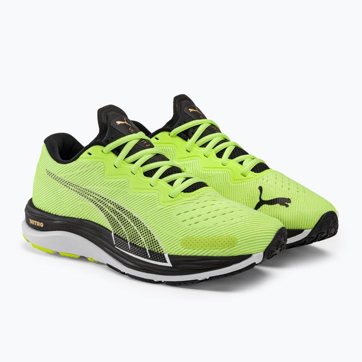 Pantofi de alergare pentru bărbați PUMA Velocity NITRO 2 Run 75 fast yellow/puma black 4
