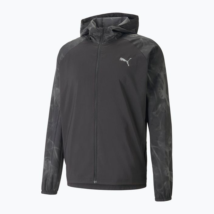 Jachetă de alergare pentru bărbați PUMA Run Favorite Aop Woven negru 523389 01 5