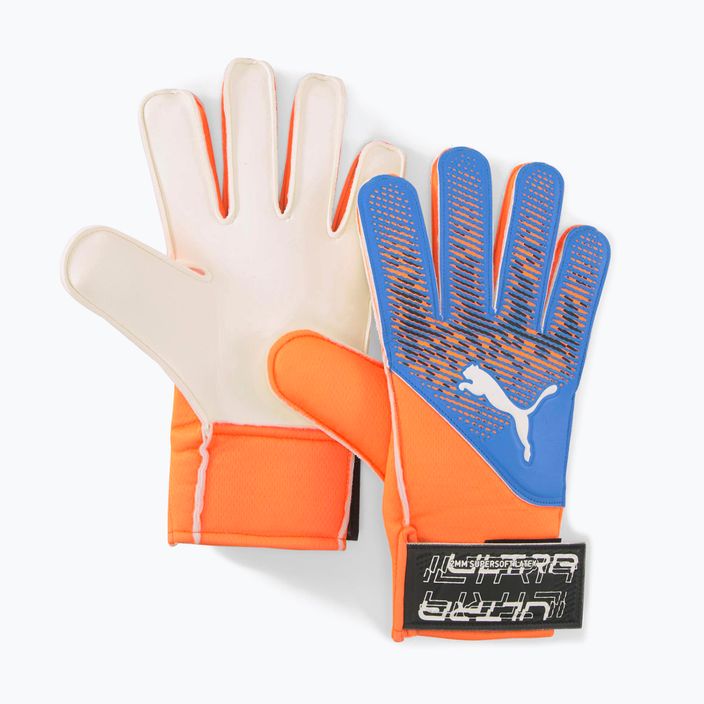 Mănuși de portar pentru copii PUMA Ultra Grip 4 RC ultra orange/blue glimmer 5