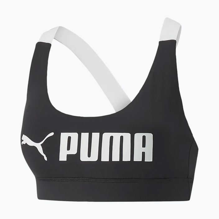PUMA Mid Impact sutien de fitness Puma Fit puma negru 4