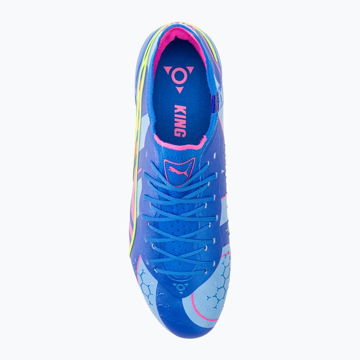 PUMA King Ultimate Energy FG/AG ghete de fotbal pentru bărbați ultra blue/luminous pink/luminous blue 6