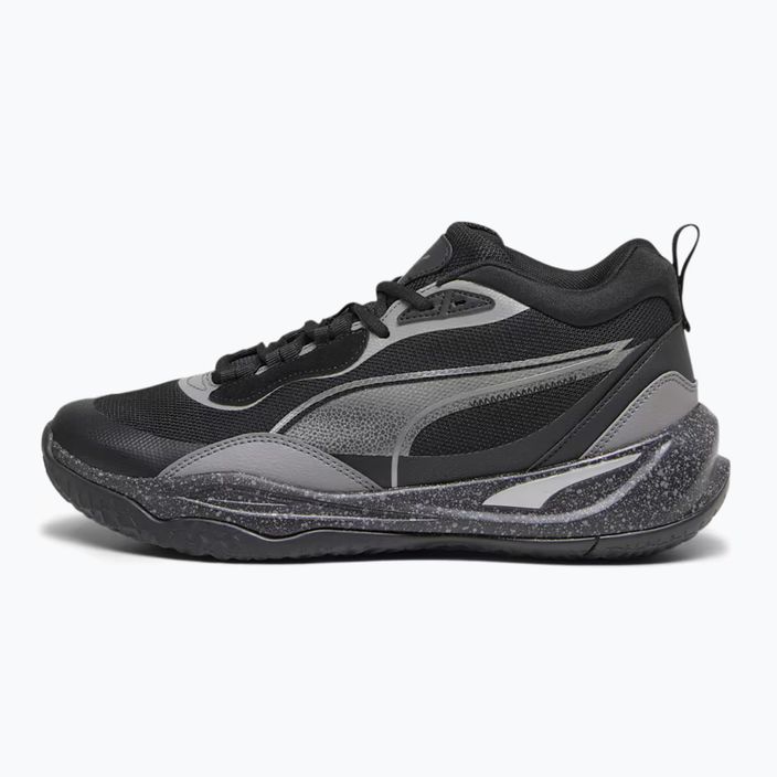 Pantofi de baschet pentru bărbați PUMA Playmaker Pro Trofee puma argintiu învechit / fontă / negru puma 7