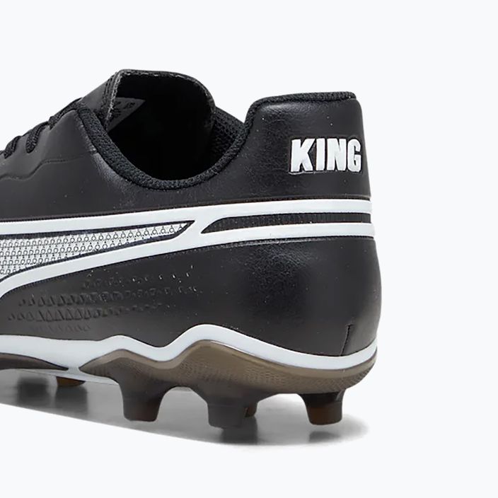Cizme de fotbal pentru bărbați PUMA King Match FG/AG puma negru/puma alb 14
